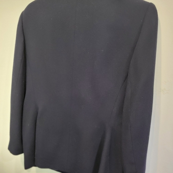 Le Suit Beautifully Tailored 2 Piece Buisness Pant Suit Black 12 P Excellent Con - Picture 3 of 9